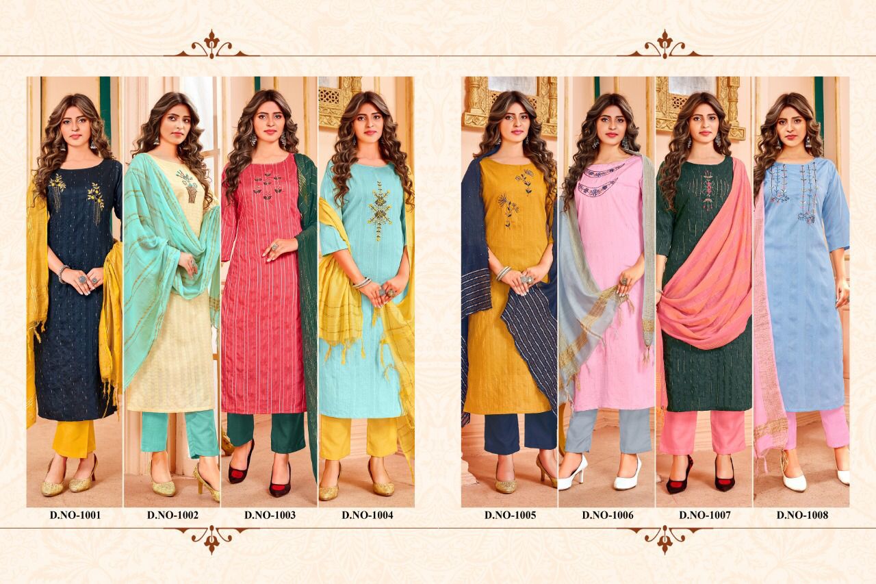 Biva Aura Ethnic Wear Wholesale Designer Readymade Salwar Suit Catalog